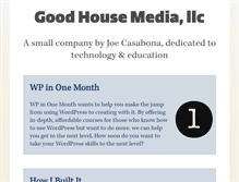 Tablet Screenshot of goodhousemedia.com